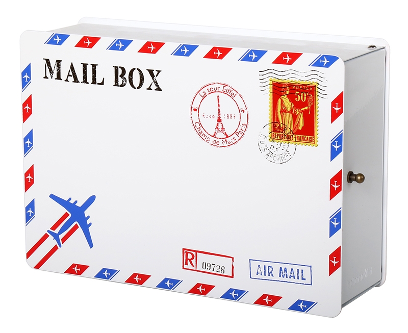 ตู้รับจดหมาย แอร์เมล์แสตมป์ฝรั่งเศส (Mail Box)