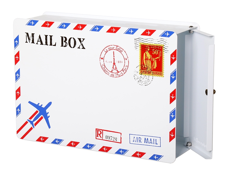 ตู้รับจดหมาย แอร์เมล์แสตมป์ฝรั่งเศส (Mail Box)