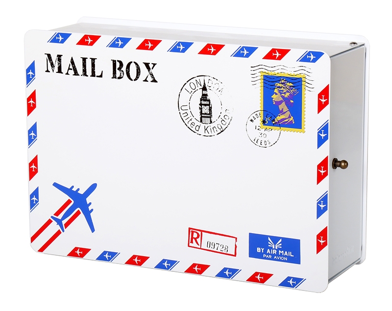 ตู้รับจดหมาย แอร์เมล์แสตมป์อังกฤษ (Mail Box)