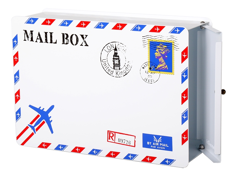 ตู้รับจดหมาย แอร์เมล์แสตมป์อังกฤษ (Mail Box)