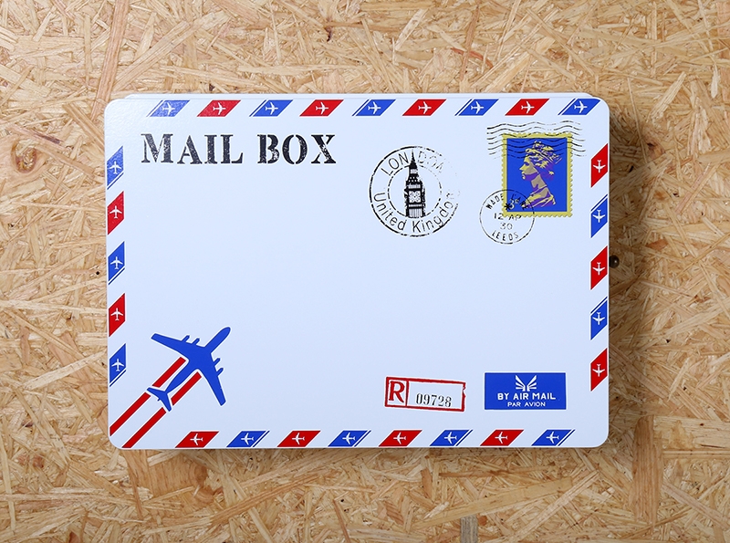 ตู้รับจดหมาย แอร์เมล์แสตมป์อังกฤษ (Mail Box)